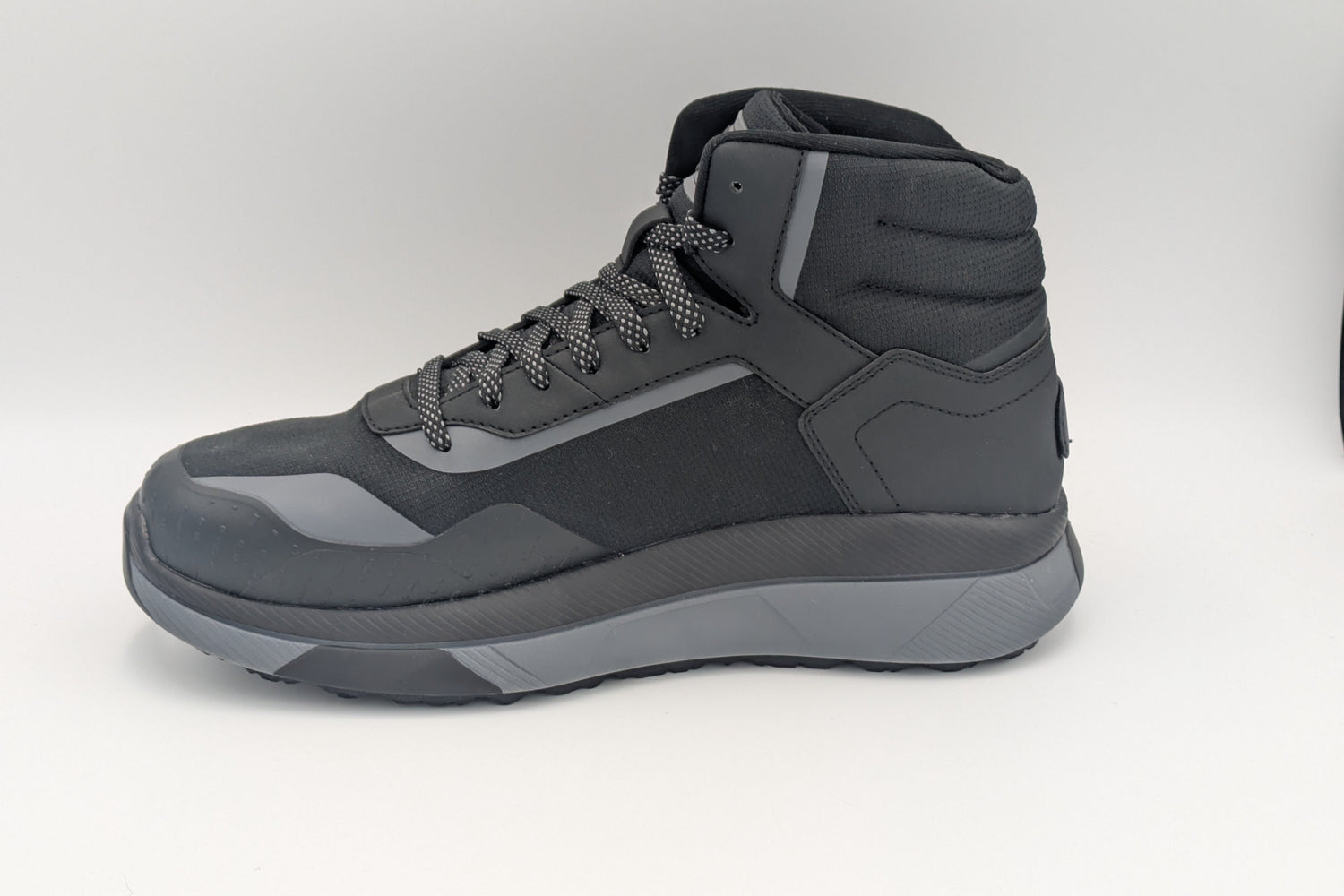 Midnight Black Contra Raid boot high-top sneaker on a white background